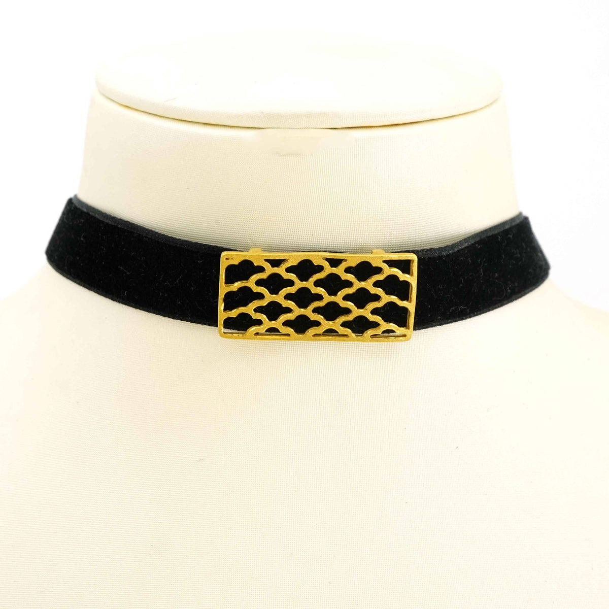 24K Gold Necklace Choker * – Lao Feng Xiang Jewelry