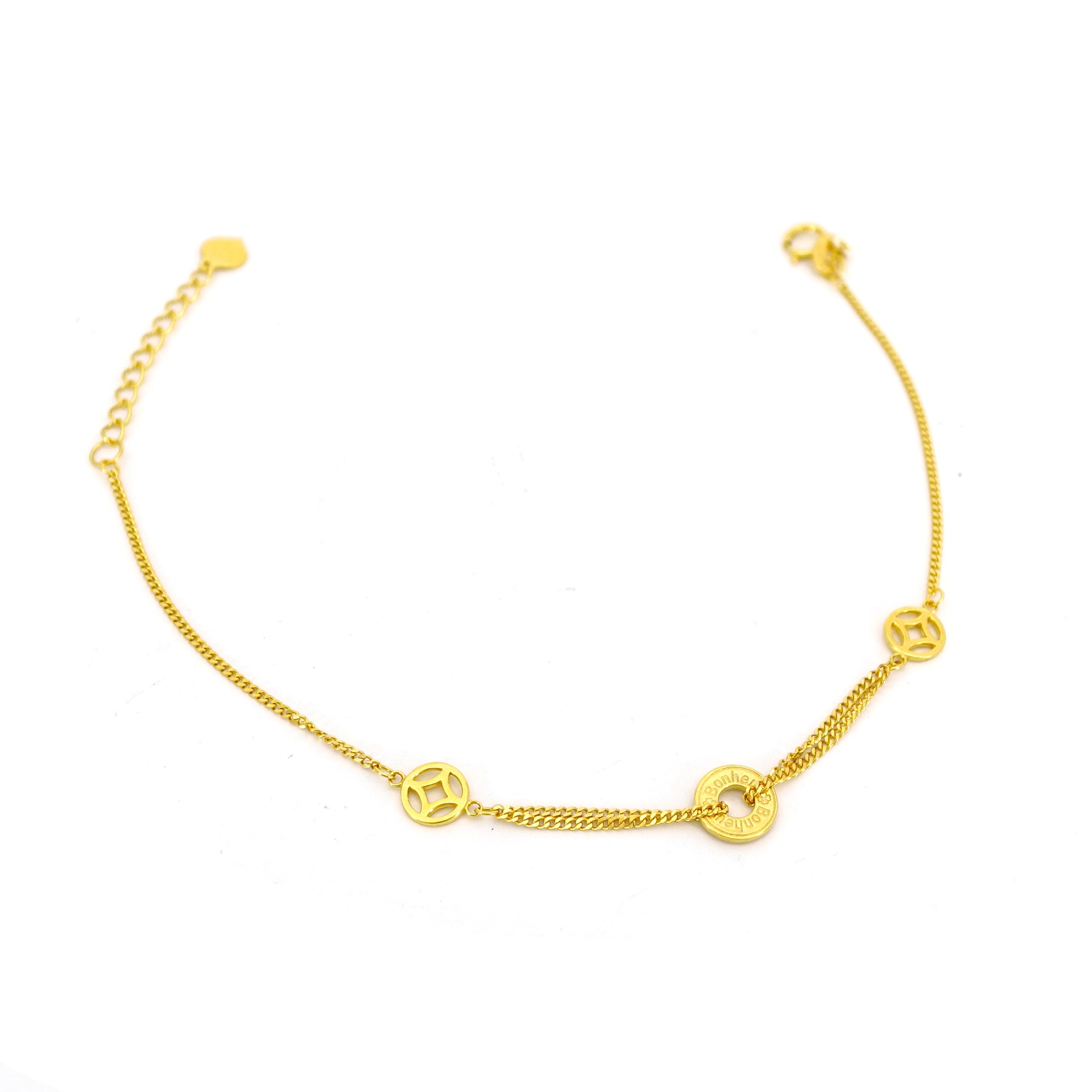 18K GOLD BRACELETS – Lao Feng Xiang Jewelry