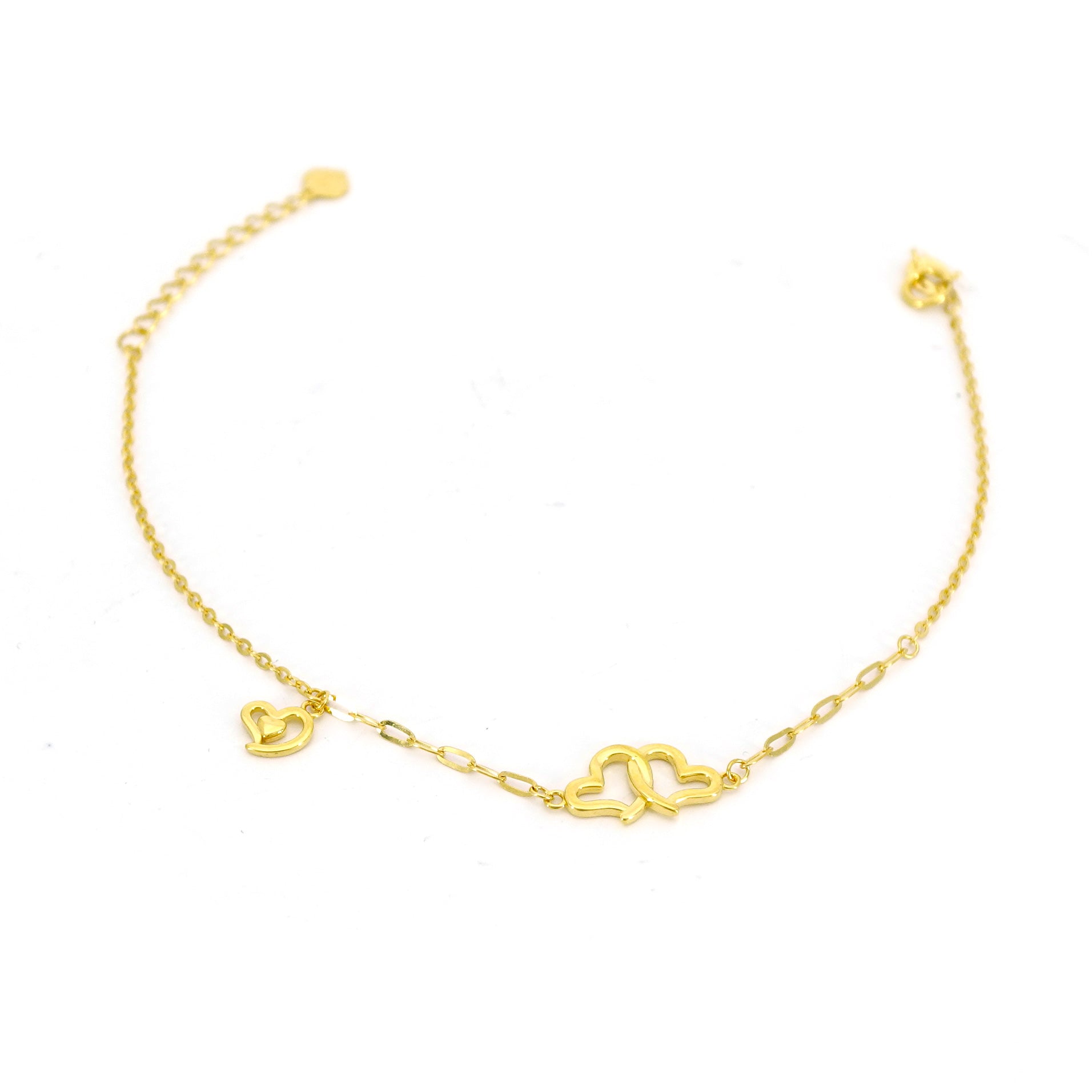 にゃおん　LAAINA BANGLE18K 18K GOLD BRACELETS – Lao Feng Xiang Jewelry