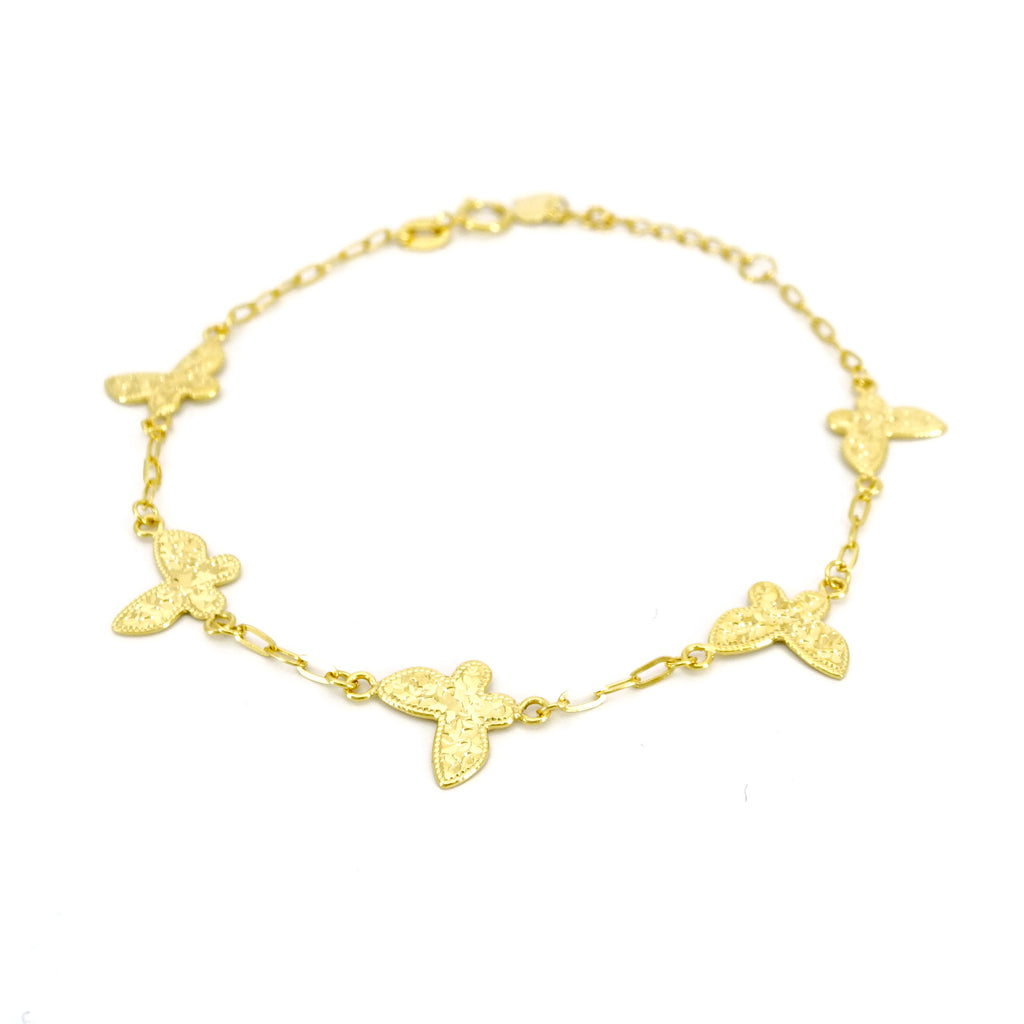 にゃおん　LAAINA BANGLE18K 18K GOLD BRACELETS – Lao Feng Xiang Jewelry