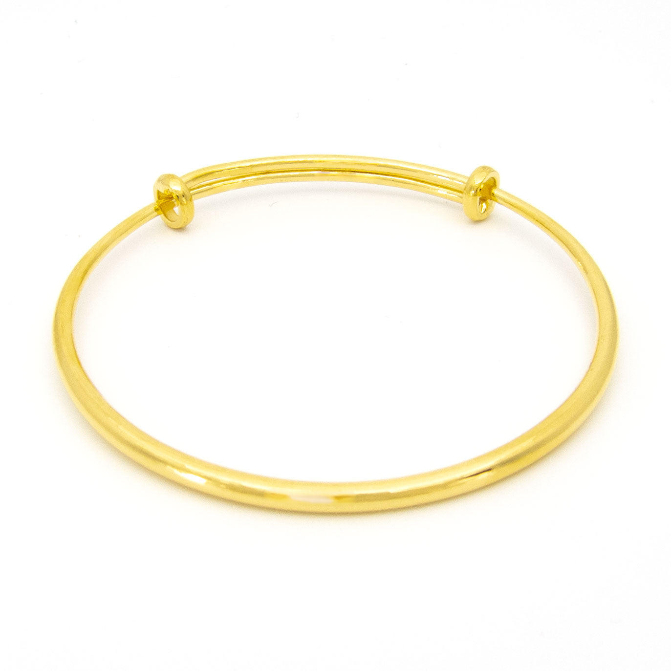 アクセサリー Simple Gold Bangle K10YG GOLD BRACELETS & BANGLES – Lao Feng Xiang Jewelry