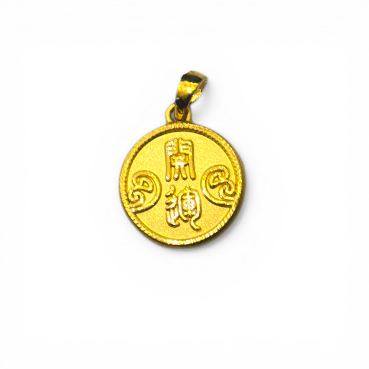 24K Gold Pendant Rabbit 兔 – Lao Feng Xiang Jewelry