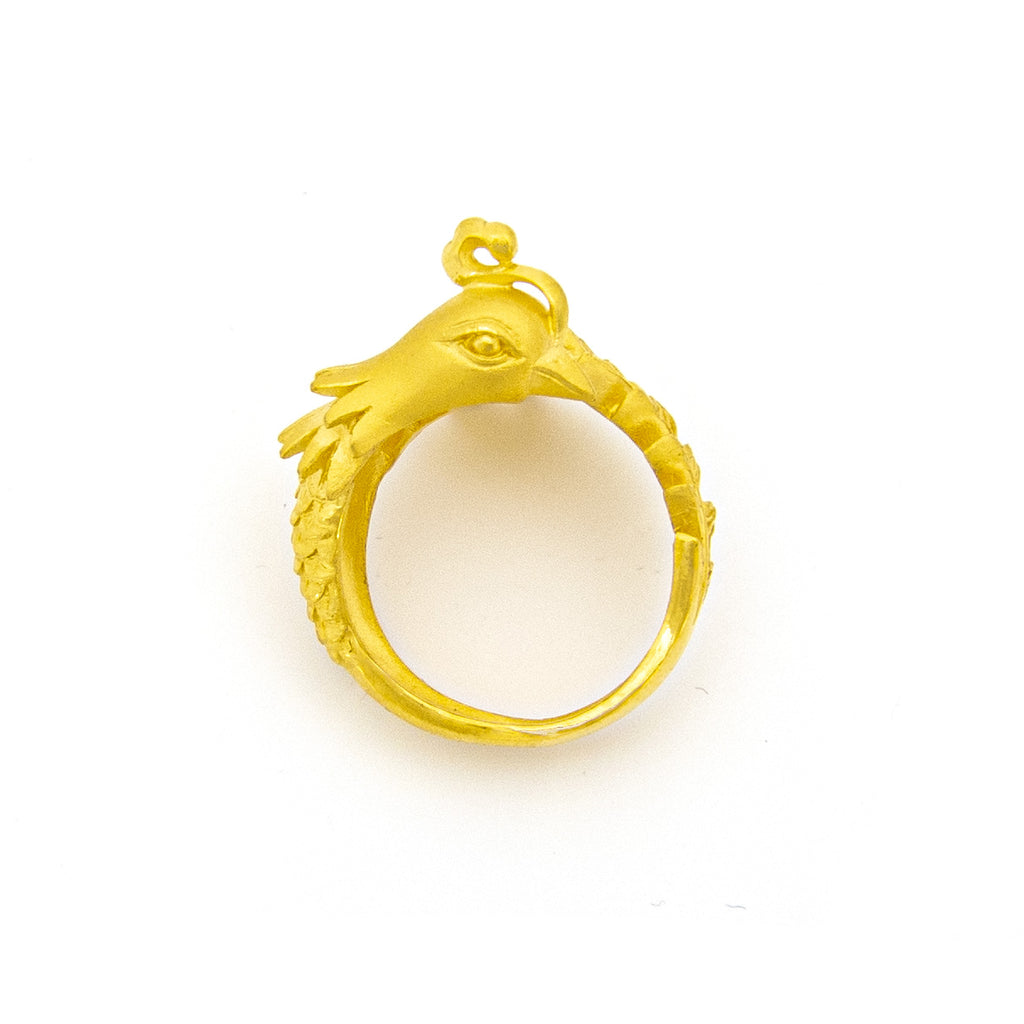 24K Gold Pheonix Ring