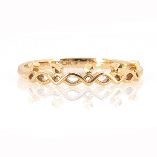 18K Rose Gold Ring