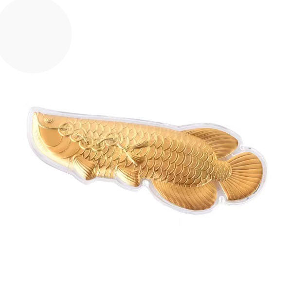 24K Gold Dragon Fish Ornament