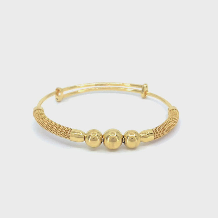 24K Gold Bangle
